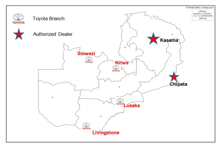 Toyota Zambia Network Distribution 